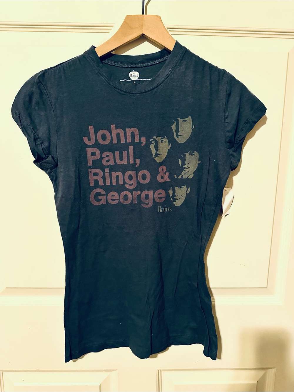 The Beatles | T-Shirt | ‘John, Paul, Ringo & George' Indigo Graphic Tee